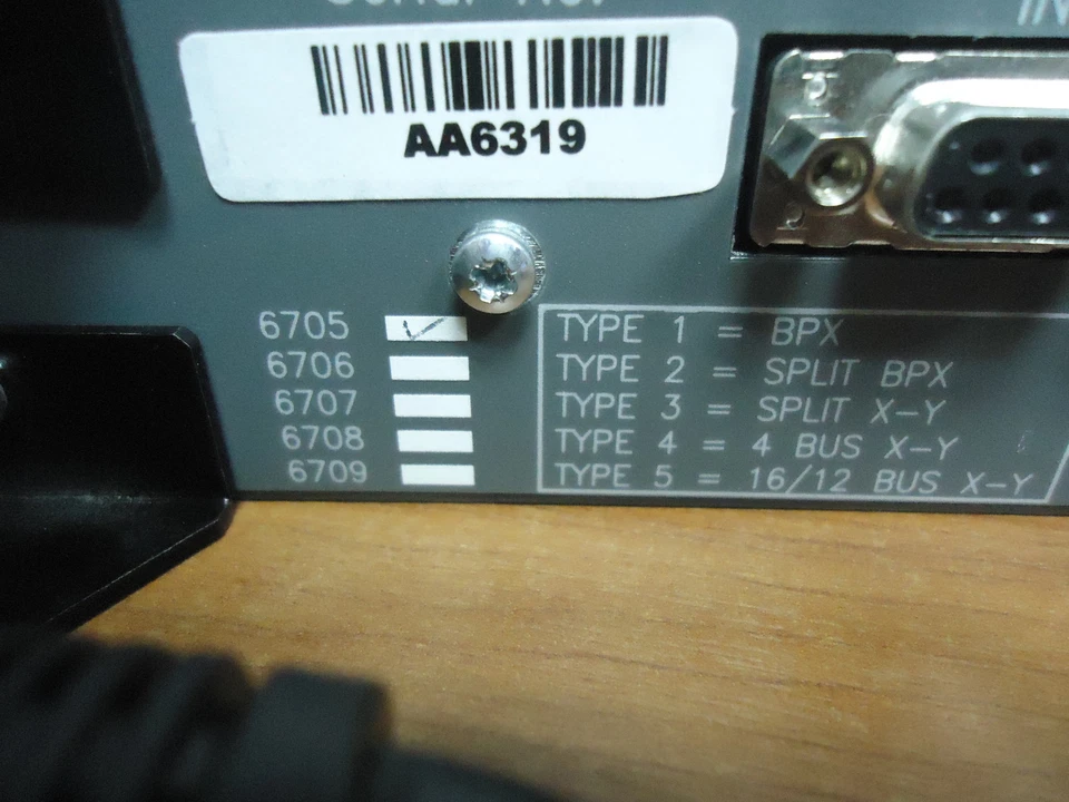 PRO-BEL 6705 32 WAY OR DUAL 16 WAY OR 16x16 WAY OR 32x4 WAY ROUTER CONTROL PANEL - Image 4 of 4