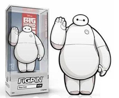 FiGPiN  Disney Big Hero 6 Baymax Collectible Pin #408 Electroplated Enamel 3''