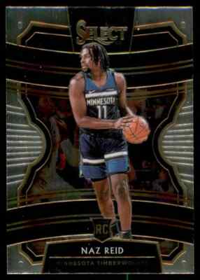2019-20 PANINI SELECT NAZ REID ROOKIE BASE RC #39 IN VERY FEW SETS TIMBERWOLVES