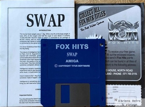 Intercambio - Fox Hits - Titus Software - Commodore Amiga - Imagen 2 de 3