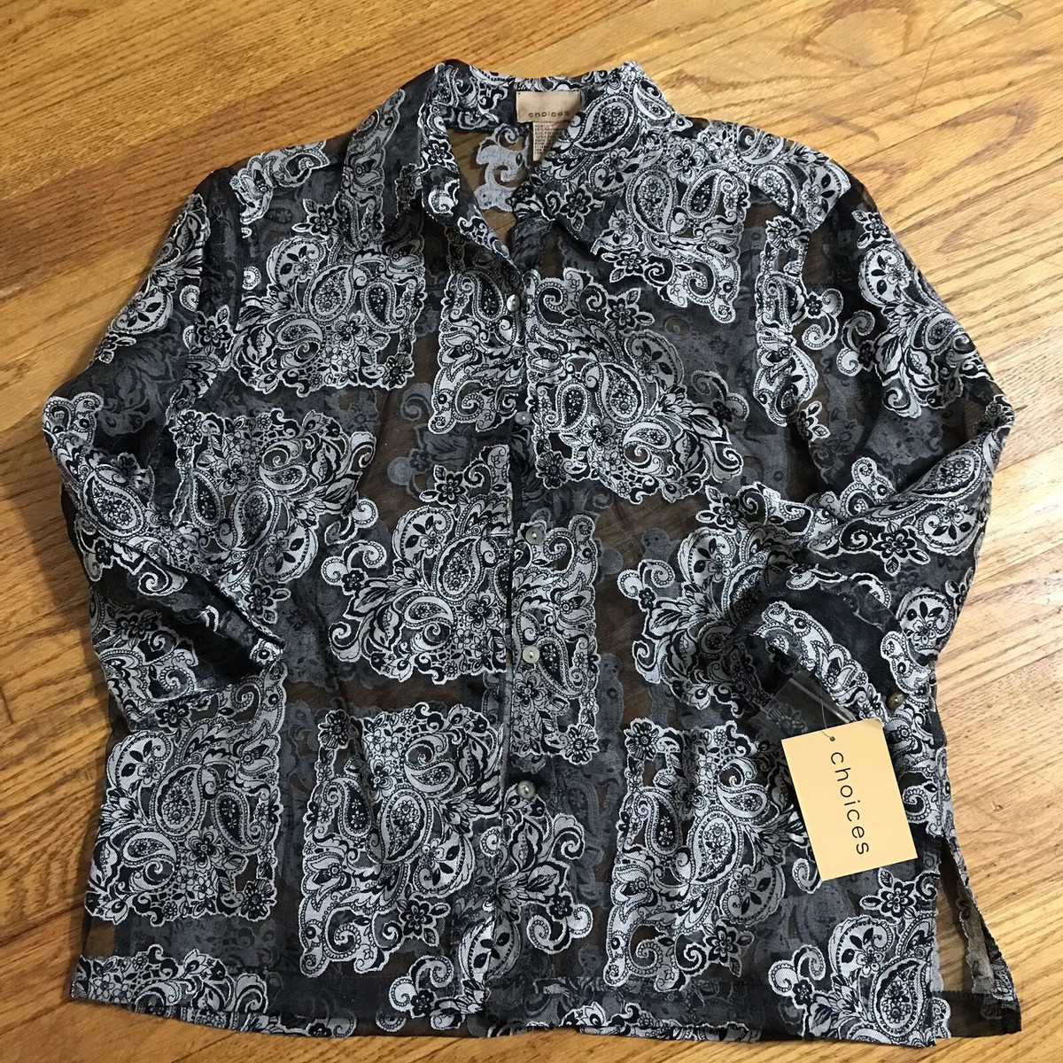 トップス SOLD OUT ZXZY Women Long Sleeve V Neck Hollow Out Floral Print Shirt