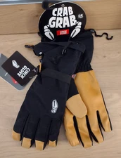 Crab Grab Cinch Glove - Black and Tan Medium (Reg. $89)