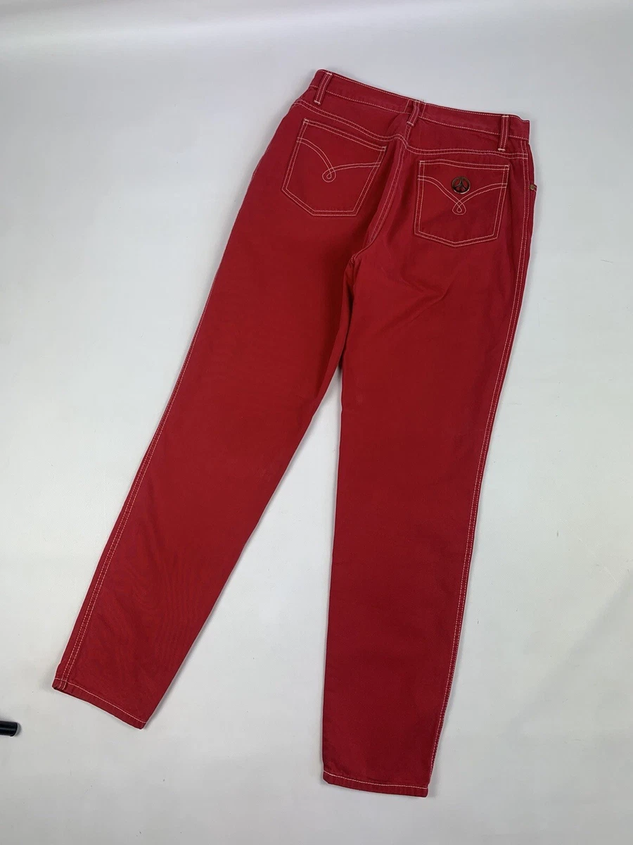 Red hotsell jeggings womens