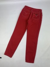 Moschino ladies vintage red jeans size 33
