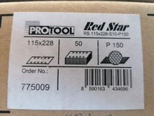 Festool/ Protool, Schleifstreifen, 115x228 P150, 50 Stück, 10 Lochung, Nr.775009