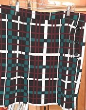 Ladies Est. 1947 Cato's Mini Plaid Dress Skirt Size XL  Office Work Career Comfy