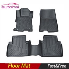 Tpe Rubber Car Floor Mats All-weather For 08-12 Honda Accord Cargo Liner Tpe 3d Tpe Rubber Car Floor Mats All-weather For 08-12 Honda Accord Cargo Liner Tpe 3d
