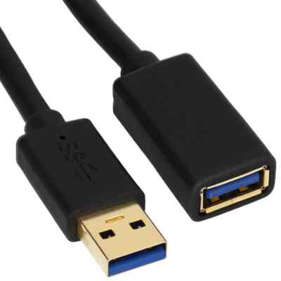 ALONE USB 3.0 22AWG High Speed Kabel VERLÄNGERUNGSKABEL A Stecker auf Buchse 2m