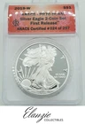 2019-W Proof American Silver Eagle First Releases ANACS PR70 #024 of 297