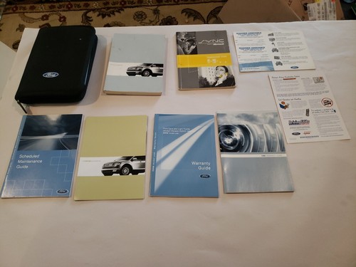 2008 Ford Edge Owners Manual With Case And Sync Navigation OEM Free Shipping | eBay