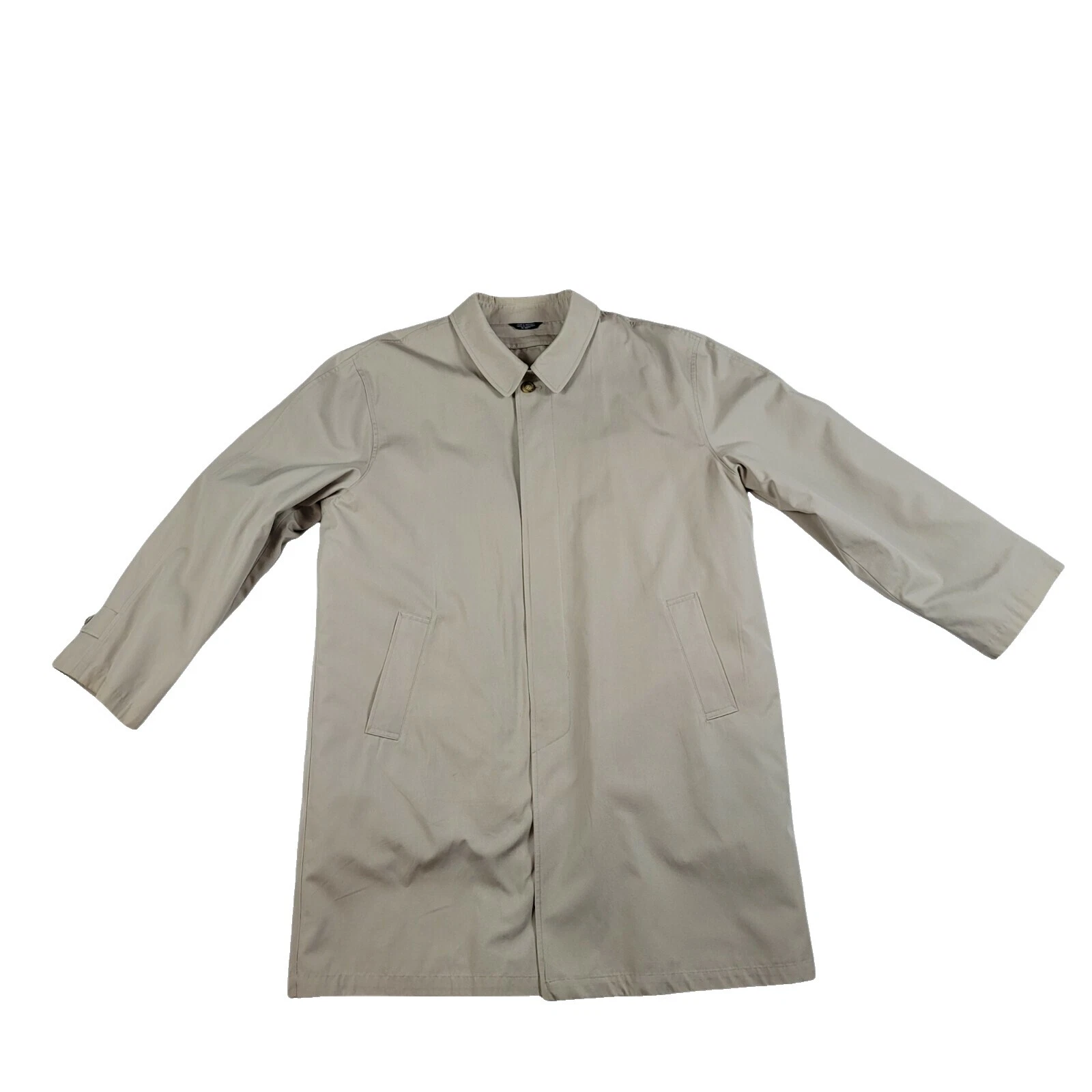 Однотонные пальто Stafford Trench Coat, куртки и жилеты для мужчин