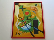 EXPRESSIONISM PAINTING CONSTRUCTIVISM CUBIST CUBISM MODERNIST MYSTERY Signed