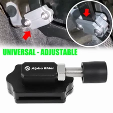 Universal Adjustable Clutch Pedal Stopper Kit Clutch Petal Plate Bracket Crank
