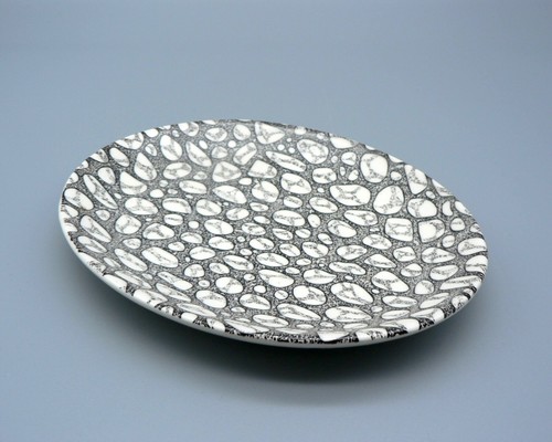 POOLE POTTERY BLACK PEBBLE SAUCEBOAT & STAND C106 MID-CENTURY GRAVY DISH OVAL A1 - Picture 15 of 19
