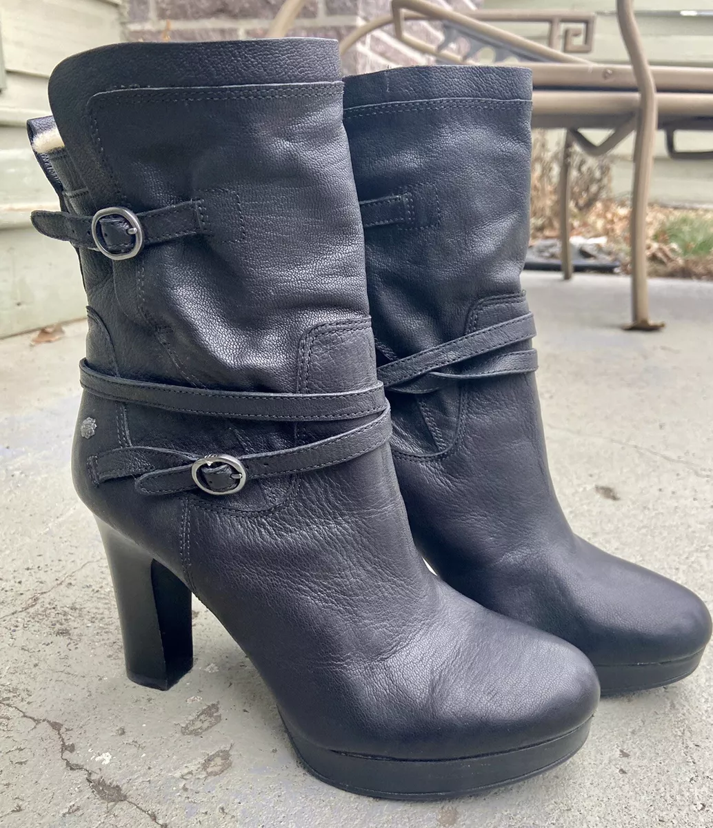 Ugg ankle best sale boots with heel