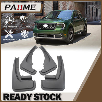 4 Pcs Mud Flaps For 2022 - 2025 Ford Maveric Front & Rear Splash Mud Guards