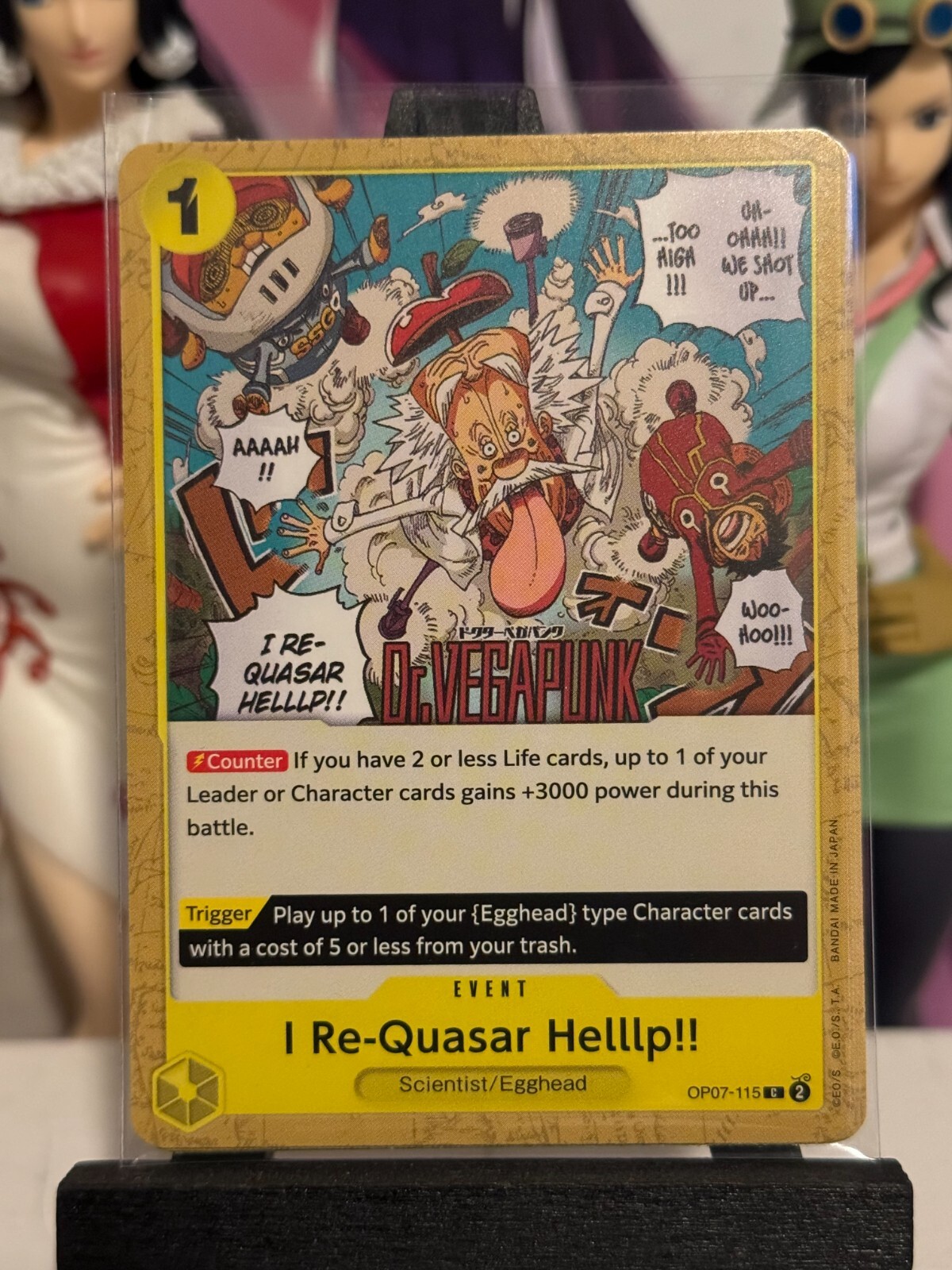 One Piece CG 4 I Re-Quasar Helllp!! OP07-115 500 Years in the Future Common!