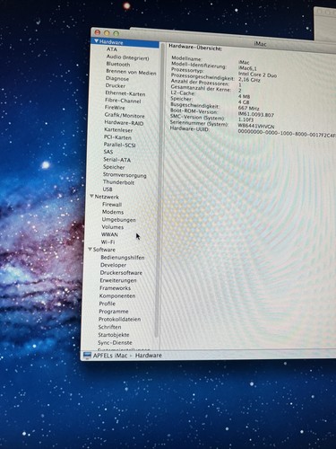 iMAC 21.5 Rarität 4GB SSD 250GB Apple - Bild 8 von 10