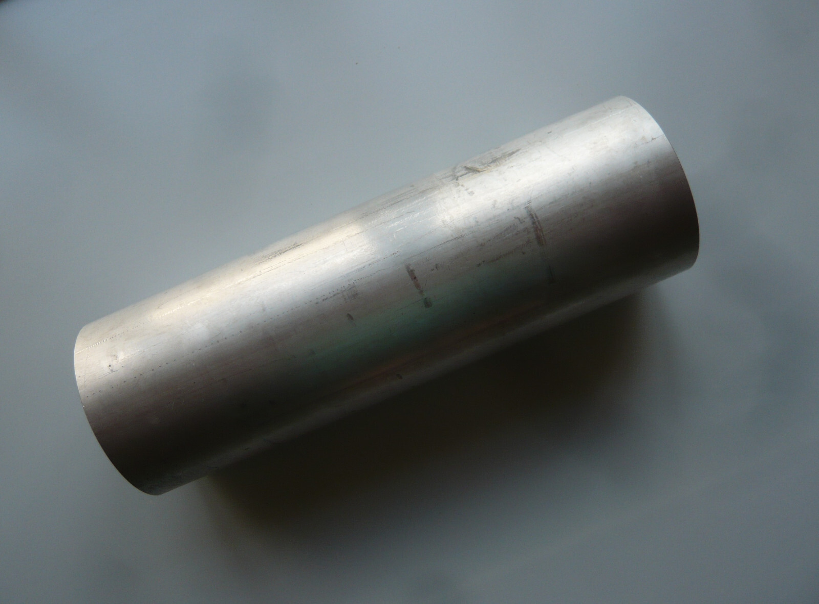 Tube aluminium 2017 D120 épaisseur 10mm long 364mm, cylindre métal pour tour de fraisage