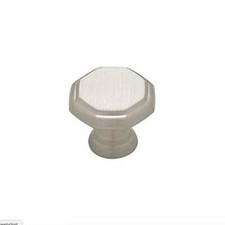 Threshold 085-03-4109 1 1/8" Satin Nickel Octagon Cabinet Drawer Knob 2 Pack