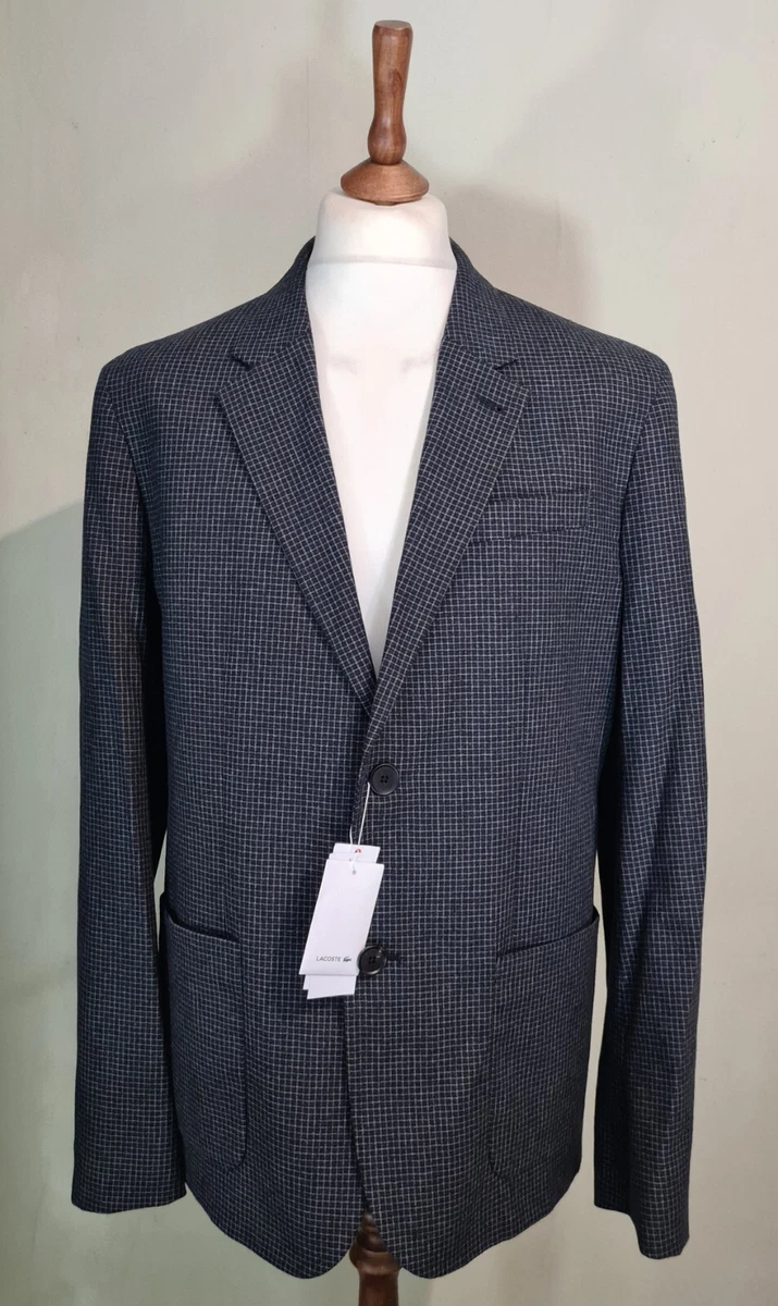 Lacoste gingham jacket cheap