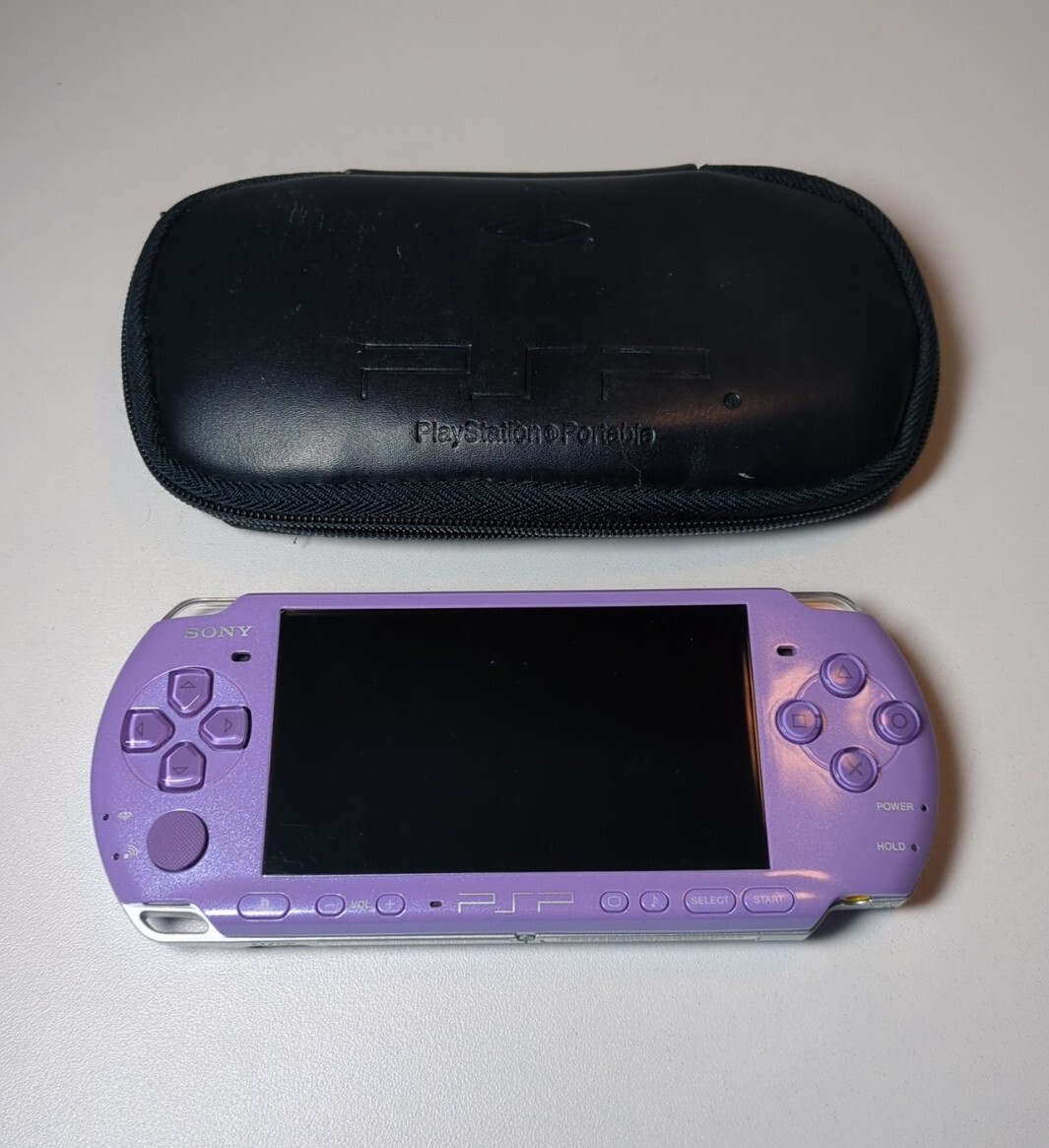 Étui Rigide Officiel Sony PSP - Noir, Occasion En Bon état