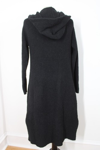 Ugg M/L Black Long One-Button Fuzzy Teddy Cardigan Sweater - Picture 6 of 11