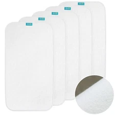 Infant Soft Cotton Baby Diaper Changing Pad Cover Liner Waterproof 5 Pack