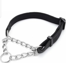 PUROAYET Martingale Dog Collar Adjustable Soft Nylon Reflective Collar 95N 