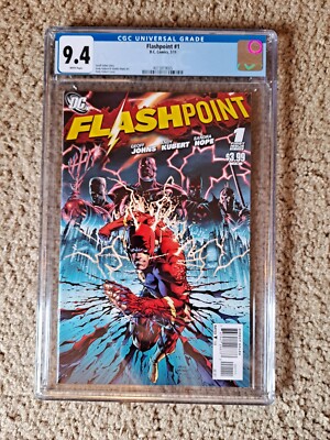 Flashpoint (2011) #1 CGC 9.4 1st Thomas Wayne + #2, 3, 4, 1st Element Woman