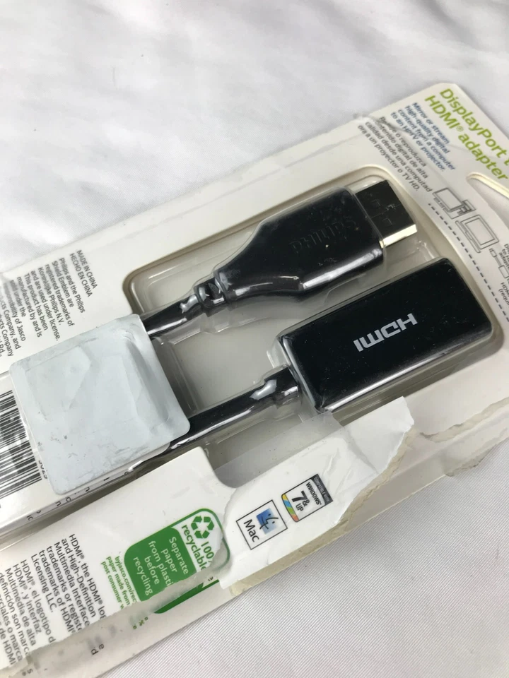 Philips Display Port to HDMI Adapter Black Converter - Image 3 of 3