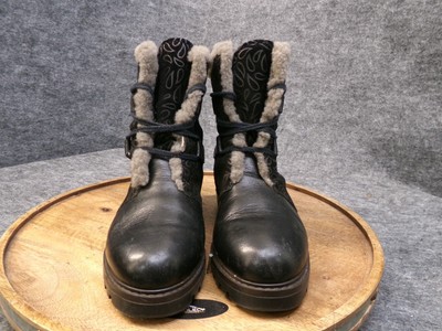 Vintage Pajar Black Leather Boots Genuine Shearling Lining Sz 10 Men\'s s-l400.jpg main image 4