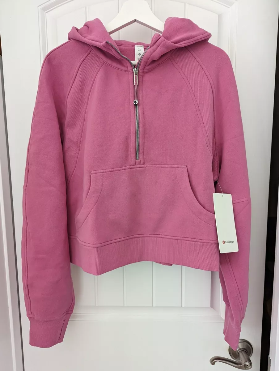 NEW Lululemon Scuba Oversized Half-Zip Hoodie - Size M/L - Pink