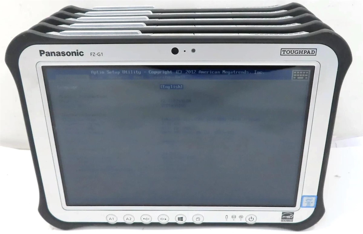 Lot 5 Panasonic ToughPad FZ-G1 Core i5-6300U 2.40GHz 8GB No SSD | eBay