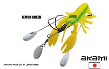 POLPARA AKAMI SPINTAKO  COL 07 LEMON GREEN EBI  30 GR   PESCA MARE POLPO