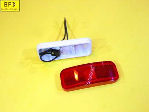 1.5" x 4" RV Trailer Truck Side Marker Incandescent Light RED OPTRONICS MC44RB - Picture 3 of 5