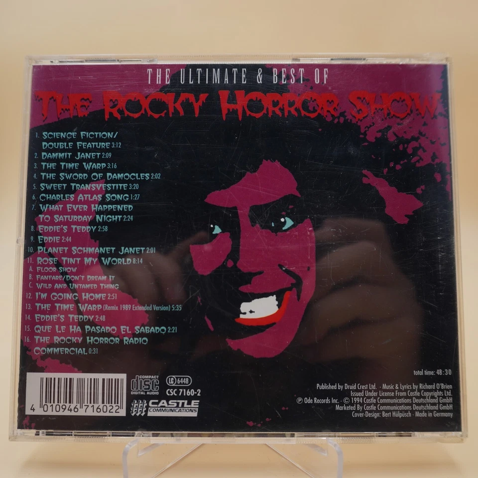 Various The Ultimate & Best of The Rocky Horror Picture Show 1994 Meat Loaf Tim - Bild 2 von 2