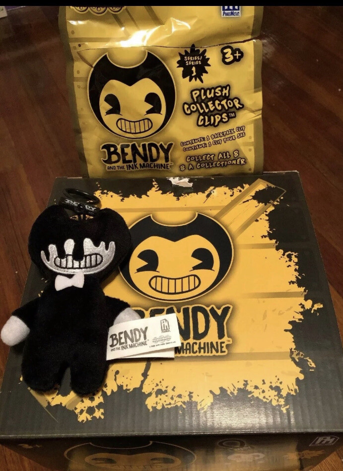 bendy plush collector clips