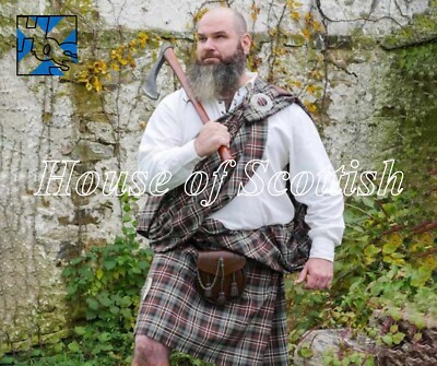 SCOTTISH THE GREAT KILT HIGHLAND THE BELTED PLAID 16TH CENTURY VINTAGE  KILT UK