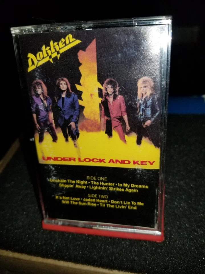 DOKEN Under Lock & Key by Dokken Vintage (CassetteTape) 📼 1990 Elektra Rec. VGC - Image 2 of 4