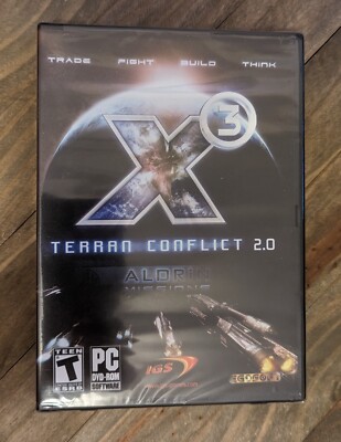 X3: Terran Conflict 2.0 (PC, 2009) Brand New Sealed, Very Good Sealed Box