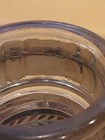 Vintage Janette Apothecary Glass 11" Jar Mid Century Turquoise Blue & Gold Birds — photo 10