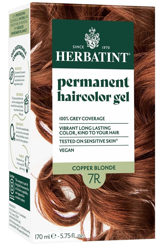 Herbatint 7R Copper Blonde Ammonia Free Hair Colour 170ml