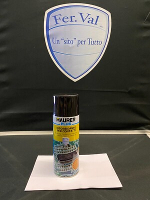 Disossidante Per Contatti Elettrici MAURER PLUS 400 Ml, Deterge E Disossida, Universale, Made In Italy