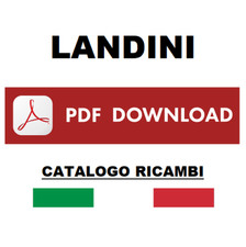 LANDINI Trekker 100 (2000-2003) Catalogo ricambi Manuale parti esplosi trattore