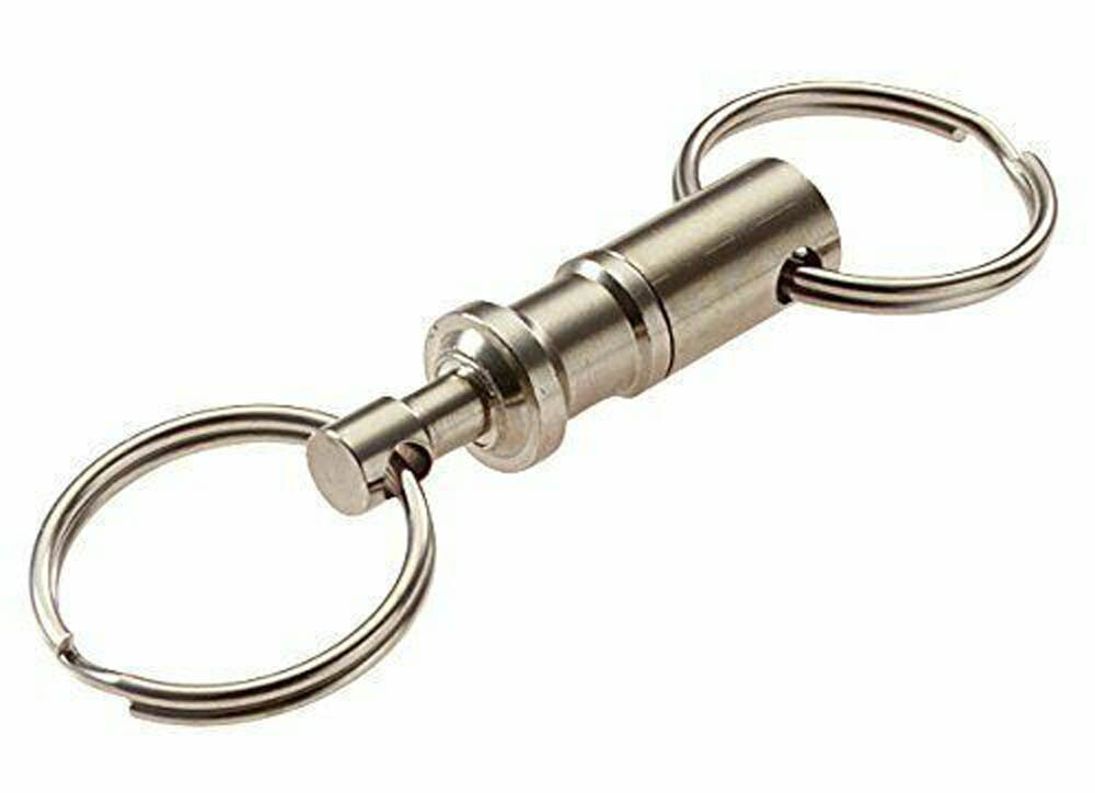 20pcs Detachable Pull Apart Quick Release Keychain Key Rings Key Chain Tool USA