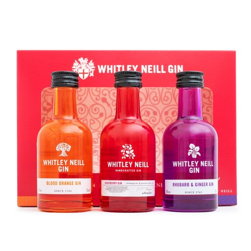 Whitley Neill Gin Gift Set - Flavoured Gin Alcohol Miniatures, 3x 5cl - Picture 7 of 8