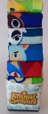 ANIMAL CROSSING 6 Pk Adult Novelty Crew Socks Shoe Size 8-12 Age 14 Unisex