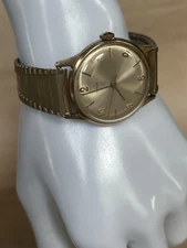 TIMEX  32mm Dial Golden Manual Windup Men's Watch