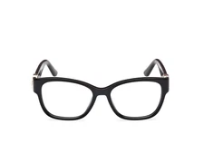 GUESS GU50120 005 Black Plastic Square Optical Eyeglasses Frame 52-16-140